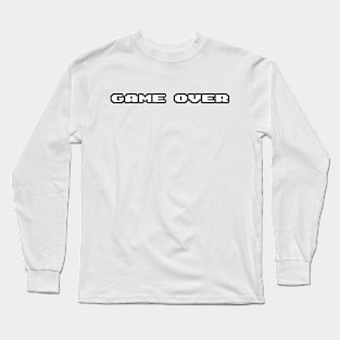 Game Over Screen Long Sleeve T-Shirt